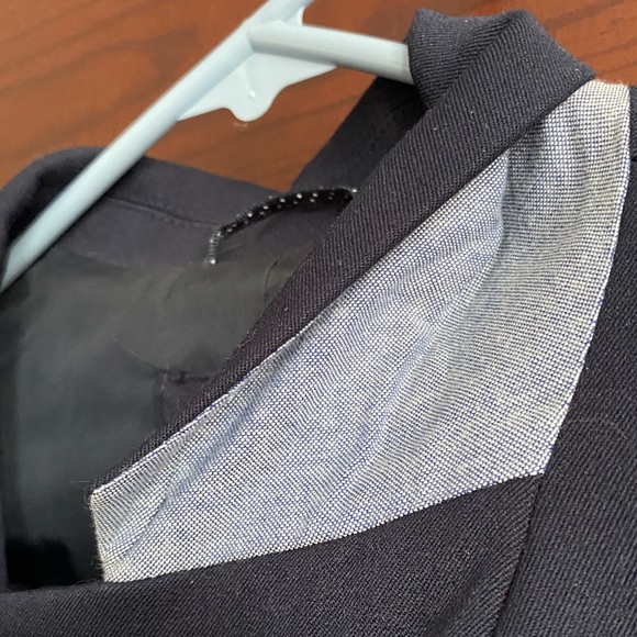 EUC Navy Blue Merona Blazer and Dress Pants; Dress Suit - Picture 3 of 7